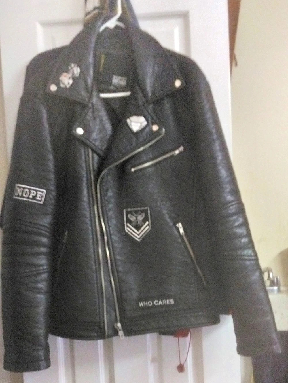 Black Moto Jacket Like New